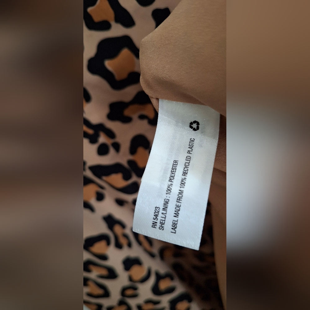 Gap strech animal print womens dress sz 8 casual party cocktail travel casual - Picture 4 of 9